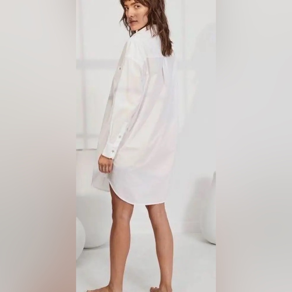 Lunya Airy Sleep Shirt Dress - Picture 3 of 9